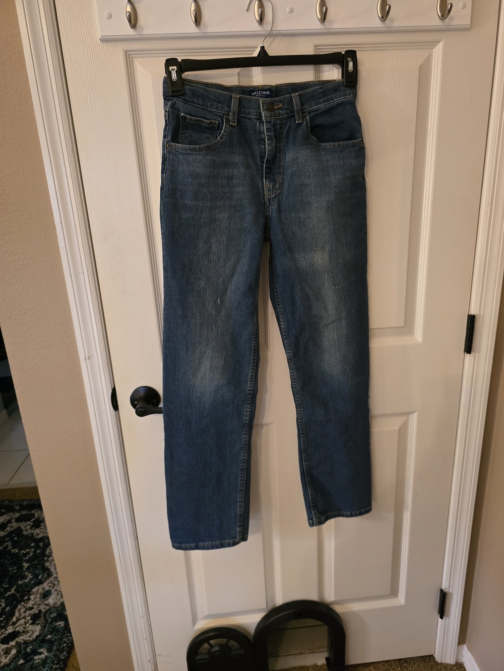 Arizona Jean Company Boys Straight Jeans in Denim Blue